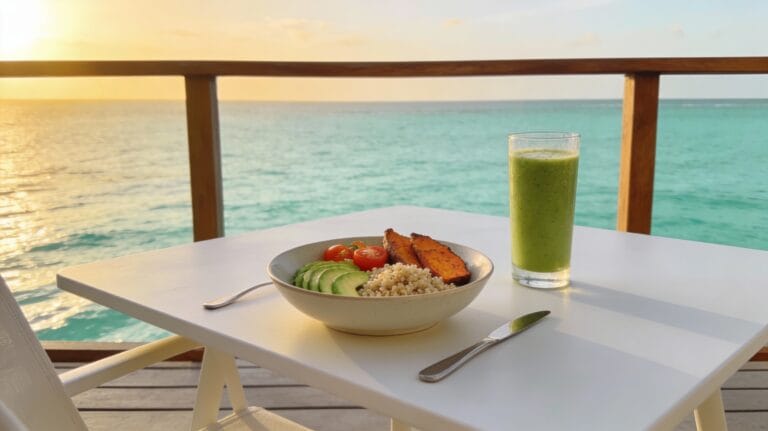 Oceanfront breakfasts feel so good when they are light but satisfying